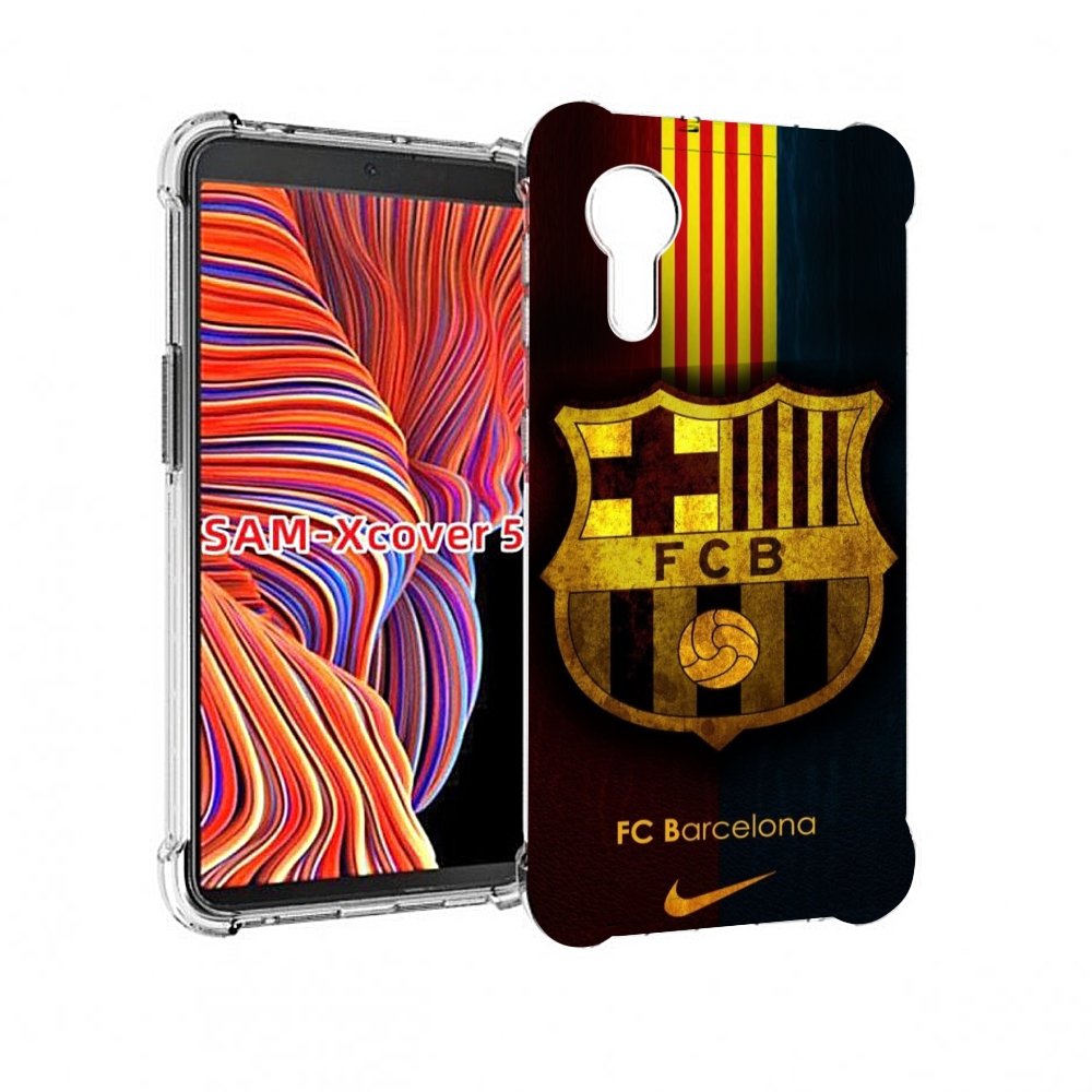 Чехол MyPads фк барселона мужской для Samsung Galaxy Xcover 5