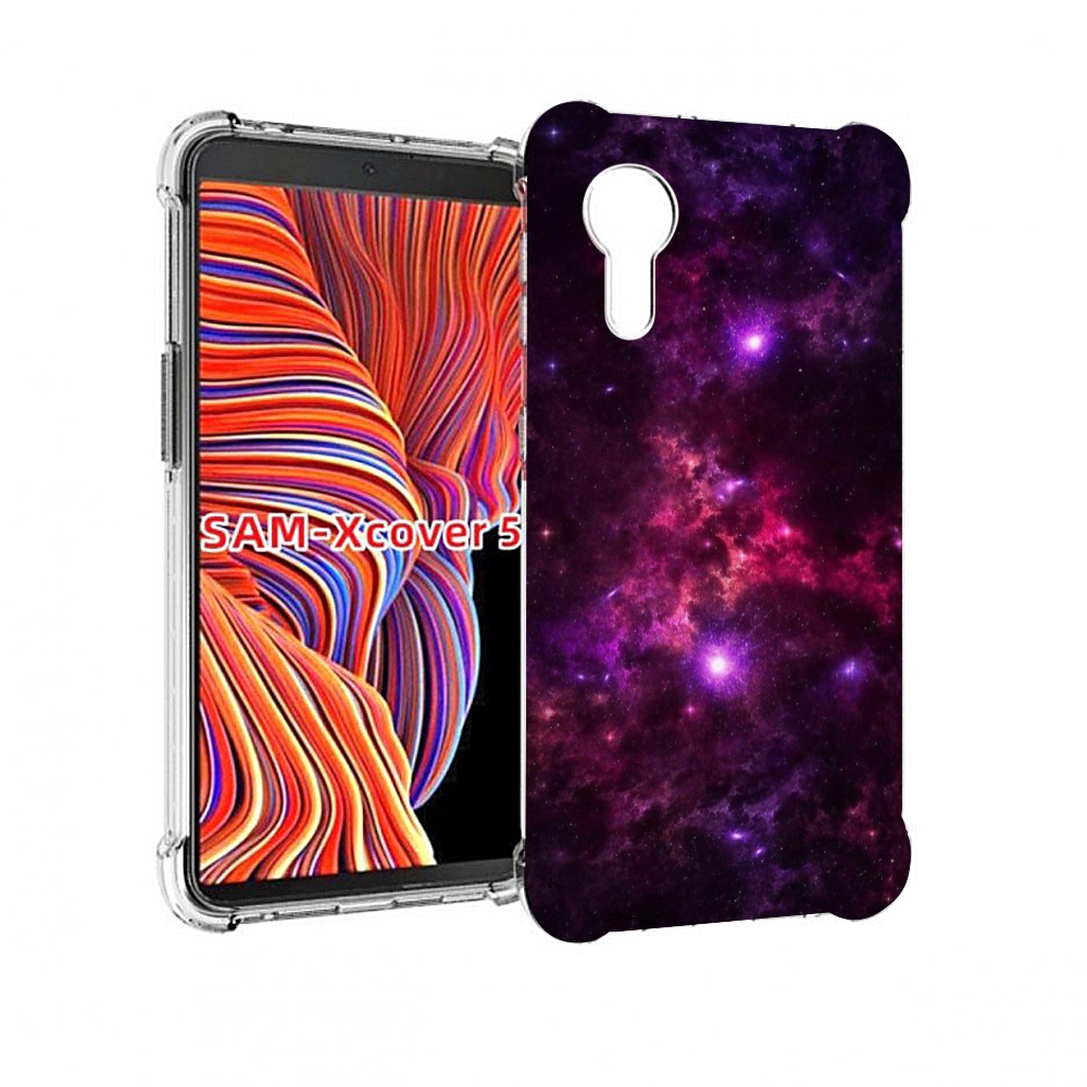 

Чехол MyPads фиолетовый-космос-с-облаками для Samsung Galaxy Xcover 5, Прозрачный, Tocco