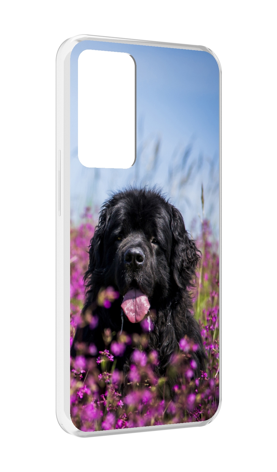 

Чехол MyPads ньюфаундлед для OPPO Reno 8 Lite, Прозрачный, Tocco