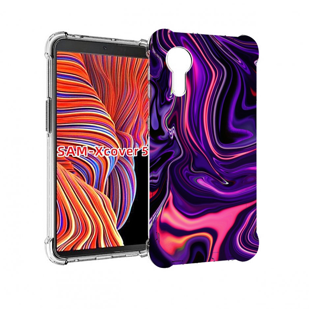 

Чехол MyPads фиолетовые краски для Samsung Galaxy Xcover 5, Прозрачный, Tocco
