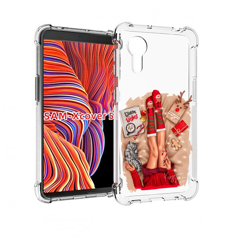 

Чехол MyPads уютный-арт женский для Samsung Galaxy Xcover 5, Прозрачный, Tocco