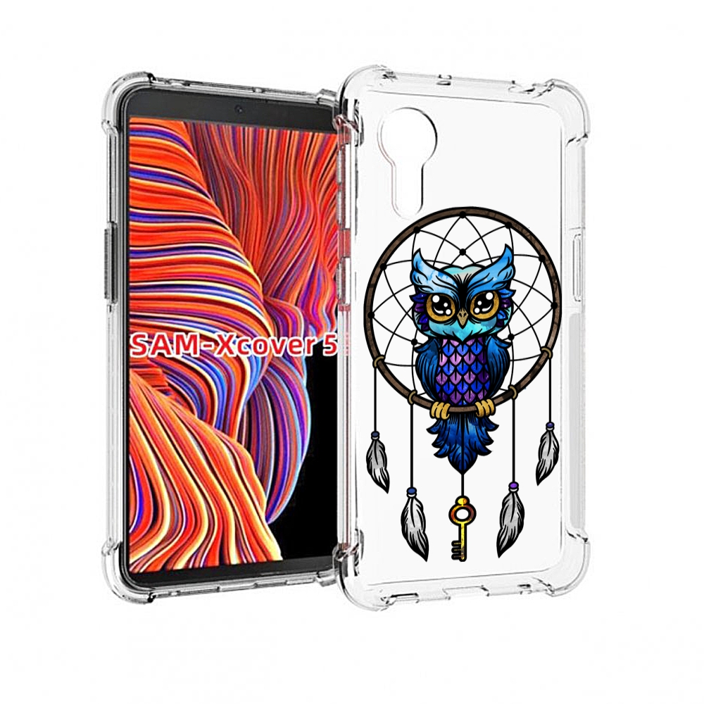 

Чехол MyPads умная-фиолетовая-сова для Samsung Galaxy Xcover 5, Прозрачный, Tocco