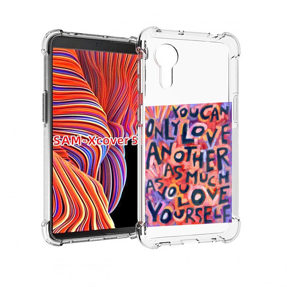 

Чехол MyPads ты-можешь-только-любить для Samsung Galaxy Xcover 5, Прозрачный, Tocco