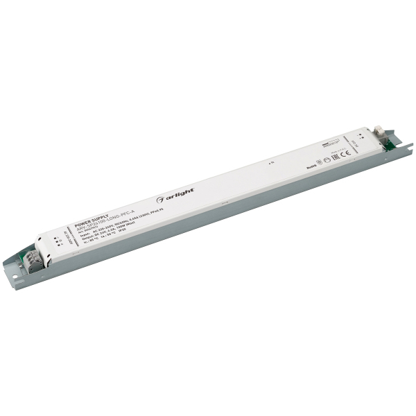 фото Блок питания arv-sp24100-long-pfc-a (24v, 4.2a, 100w) (arl, ip20 металл) arlight