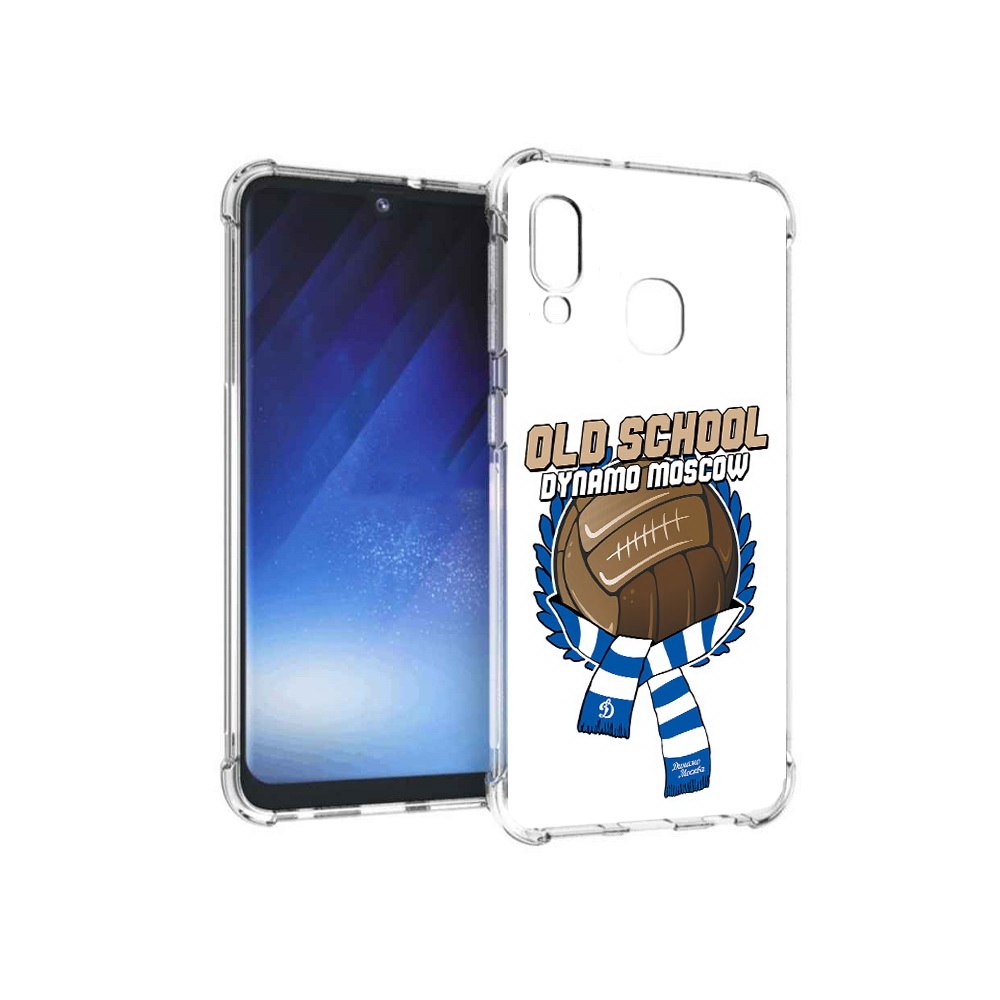 

Чехол MyPads Tocco для Samsung Galaxy A20e ФК Динамо олд скул (PT133424.505.176), Прозрачный, Tocco