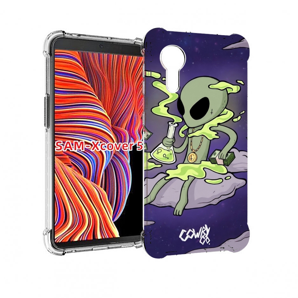 Чехол MyPads токсичный инопланетянин для Samsung Galaxy Xcover 5