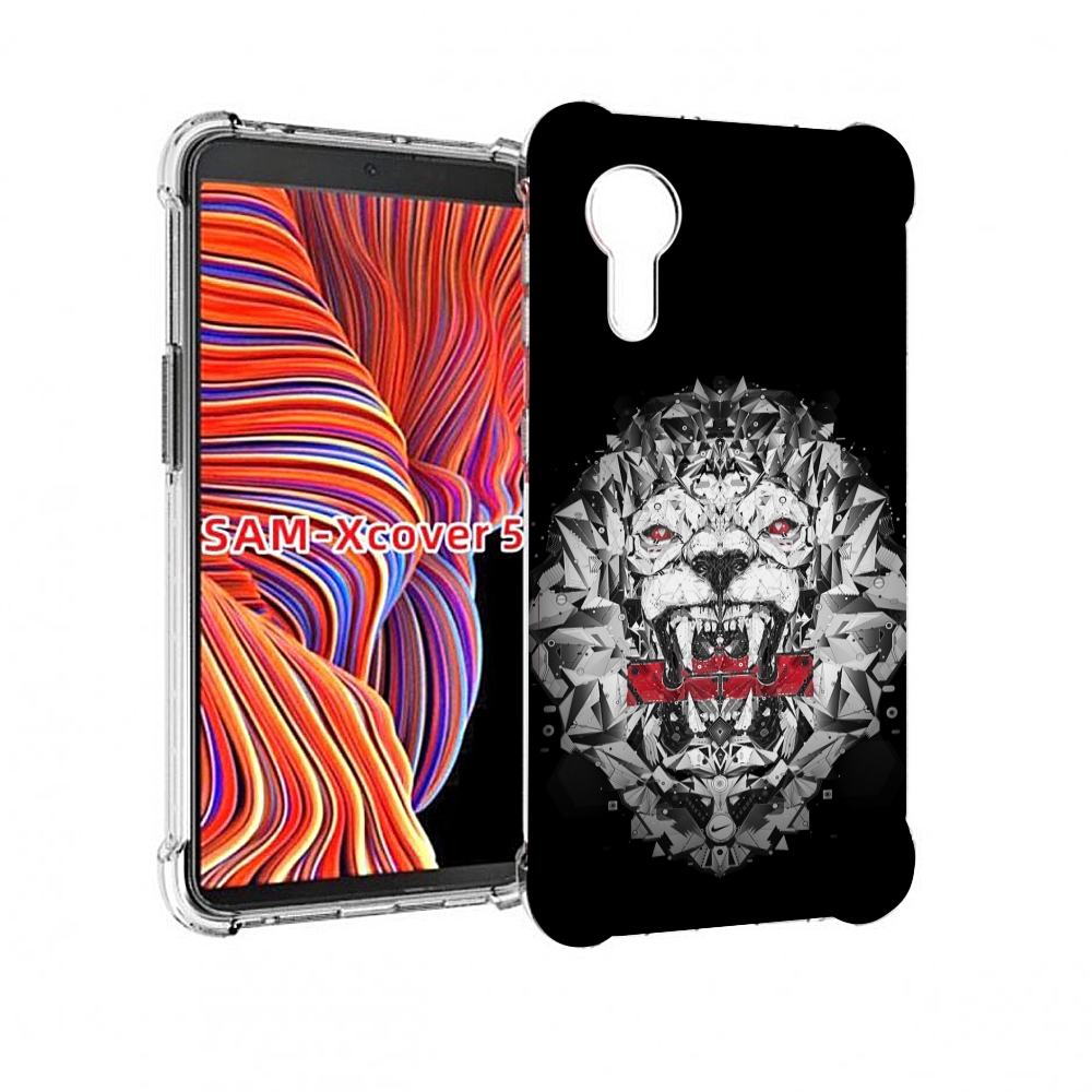 

Чехол MyPads тигр-с-гранями-черно-белый для Samsung Galaxy Xcover 5, Прозрачный, Tocco