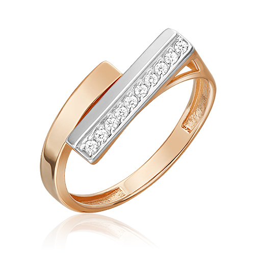 

Кольцо из золота р.  PLATINA jewelry 01-5668-00-401-1111, фианит, 01-5668-00-401-1111