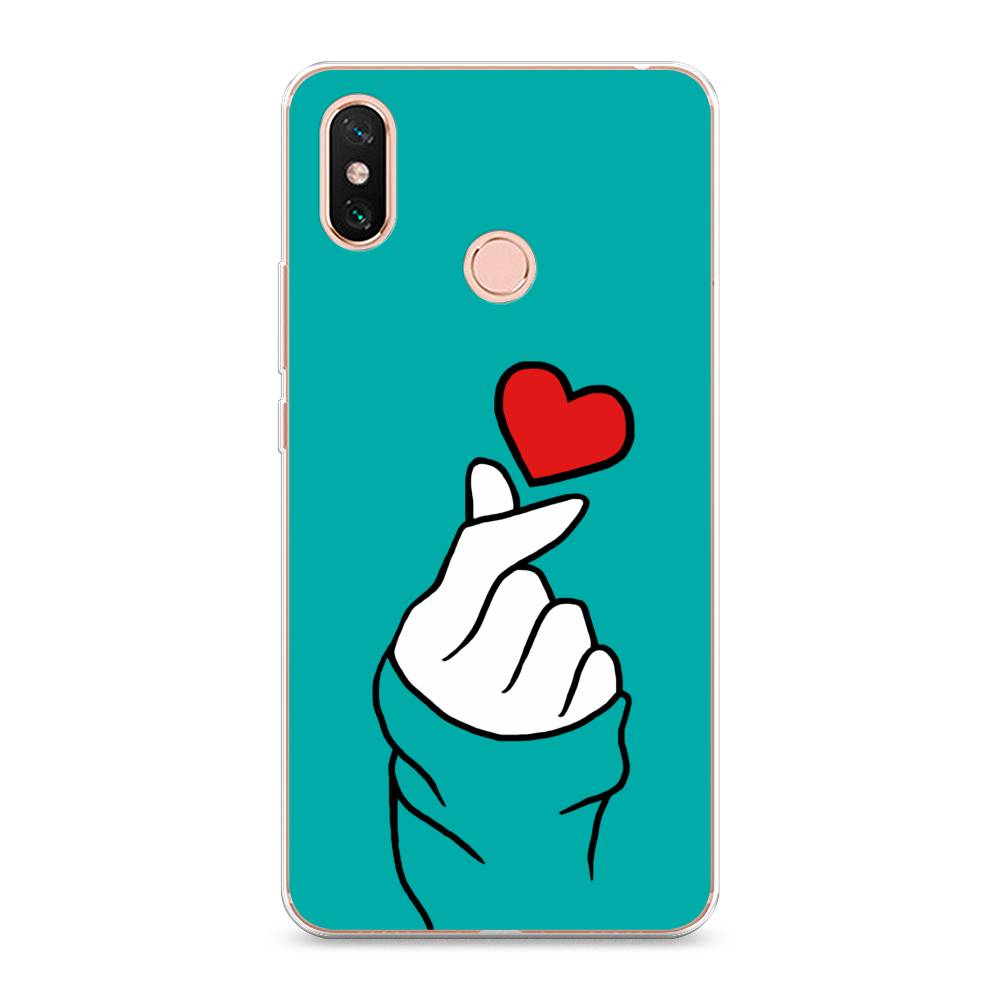 

Чехол Awog на Xiaomi Mi Max 3 "Маленькое сердечко", Разноцветный, 34350-7