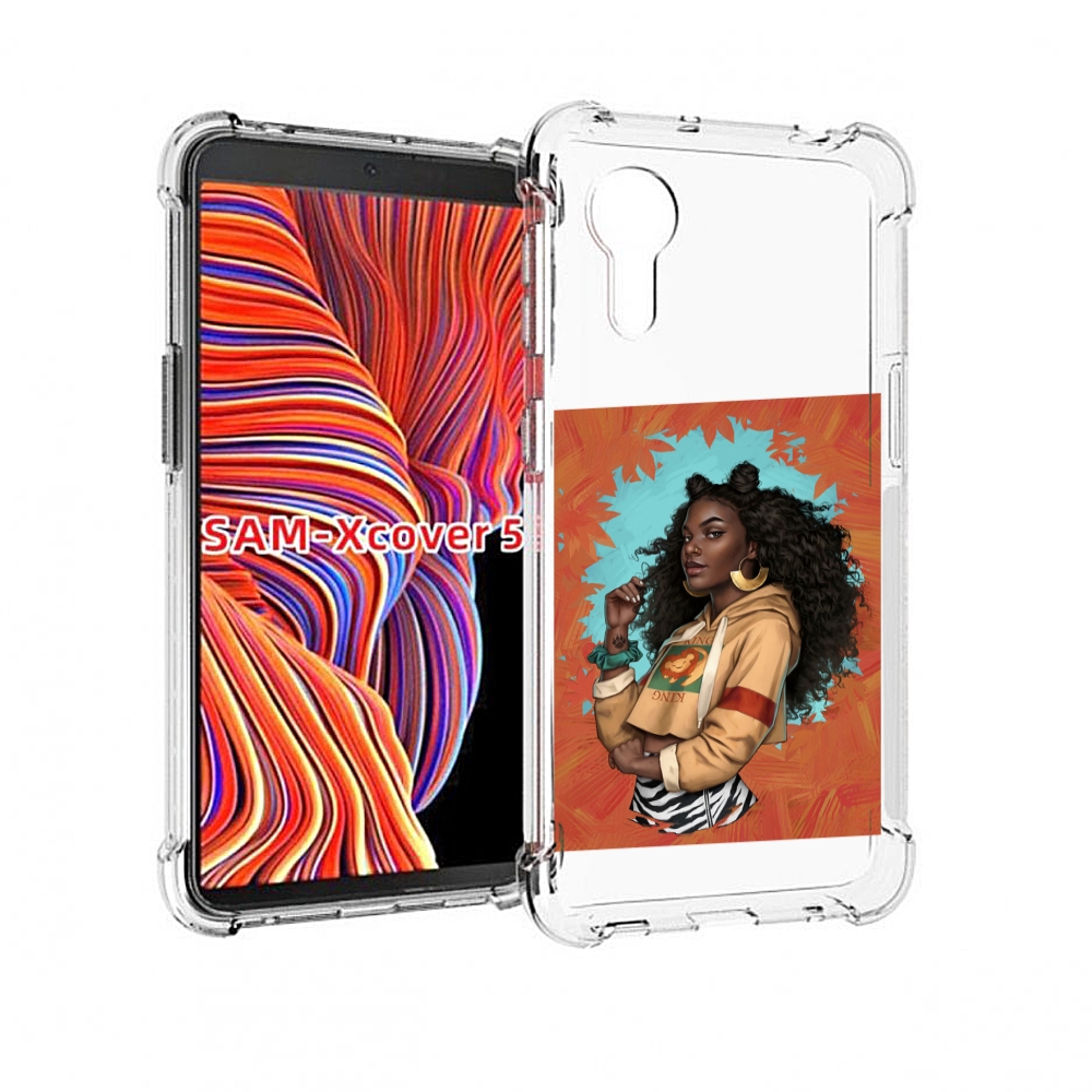 

Чехол MyPads темная-девушка женский для Samsung Galaxy Xcover 5, Прозрачный, Tocco