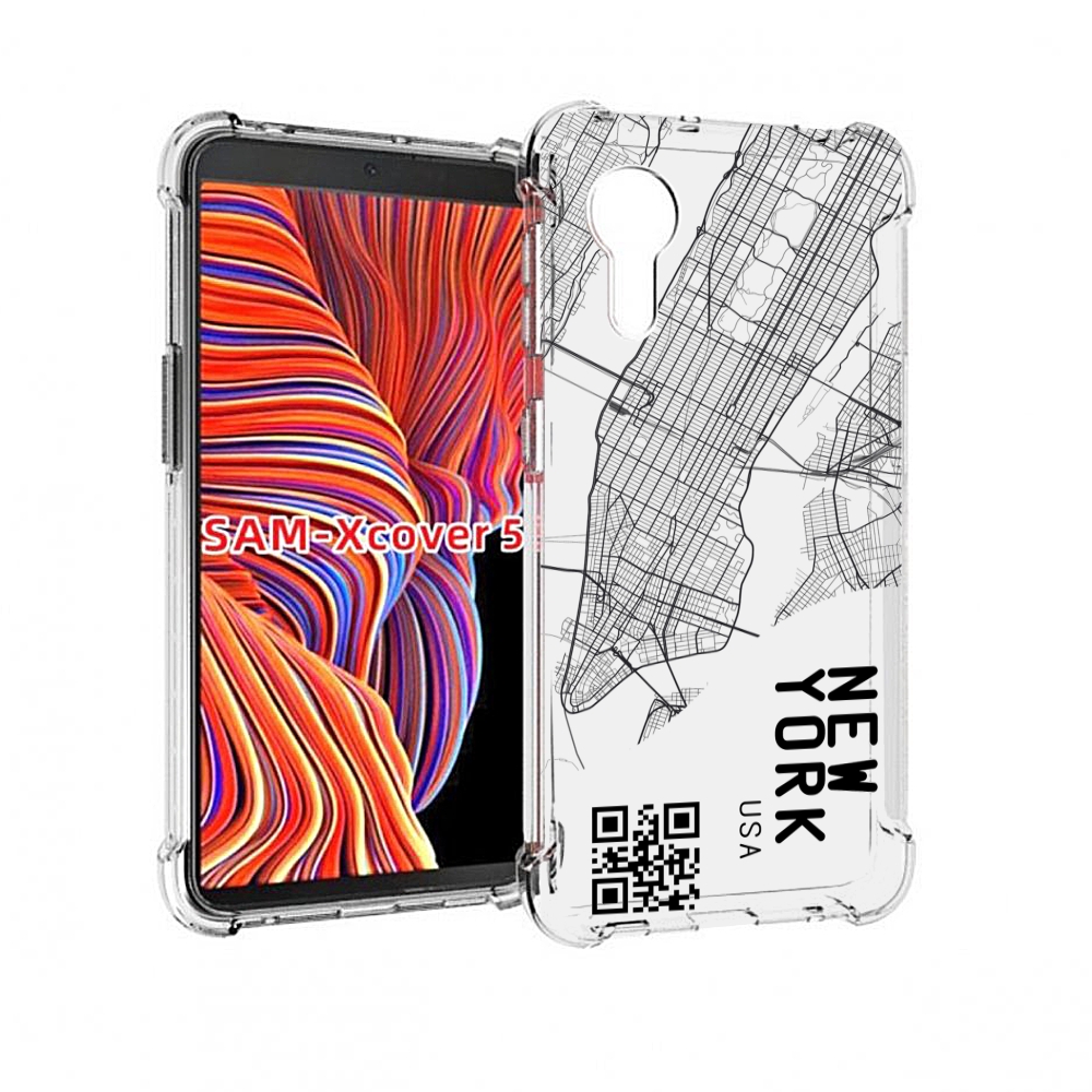

Чехол MyPads схема-нью-йорк для Samsung Galaxy Xcover 5, Прозрачный, Tocco