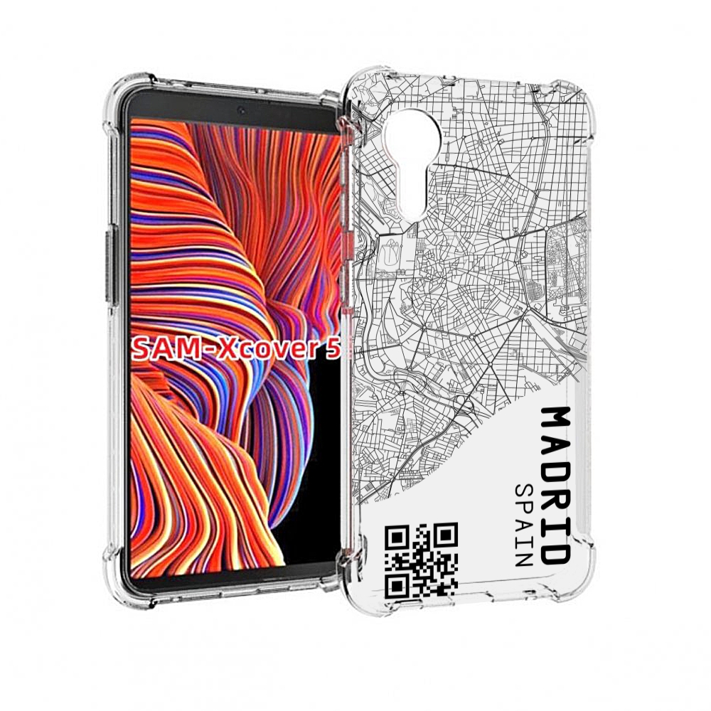 

Чехол MyPads схема-мадрид для Samsung Galaxy Xcover 5, Прозрачный, Tocco