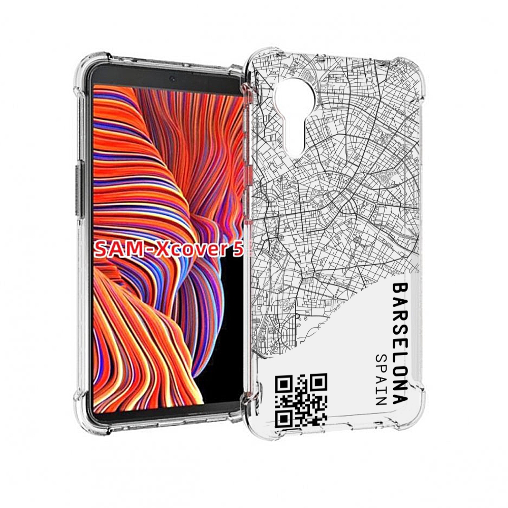 

Чехол MyPads схема-барселона для Samsung Galaxy Xcover 5, Прозрачный, Tocco