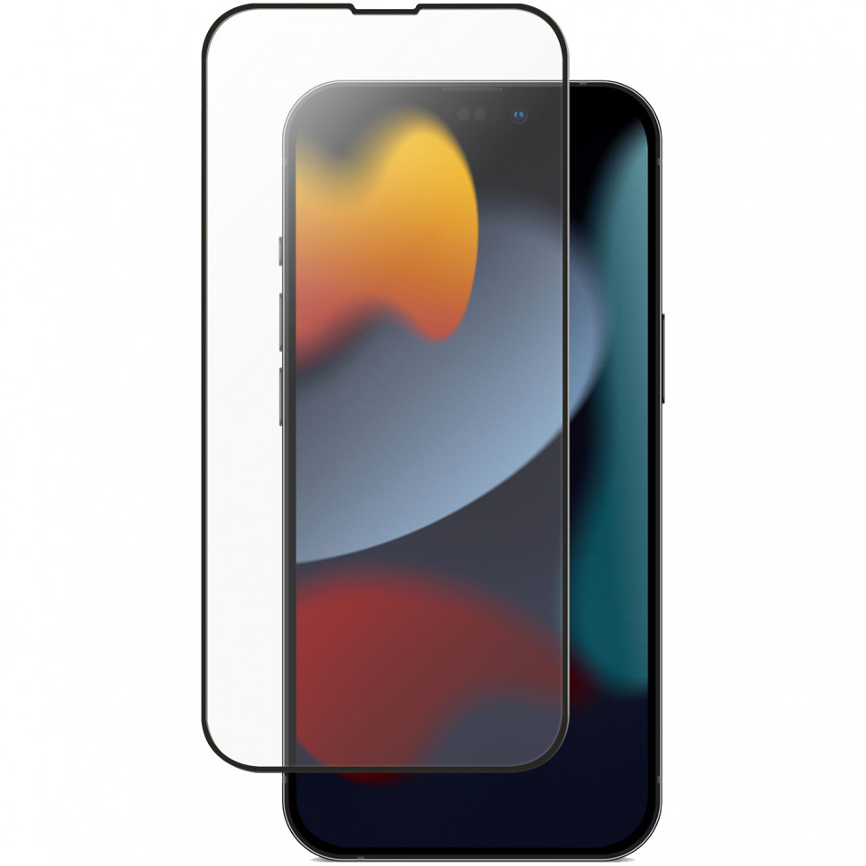 

Защитное стекло Uniq Optix Matte для iPhone 14 Pro Clear/Black (+installer), Matte