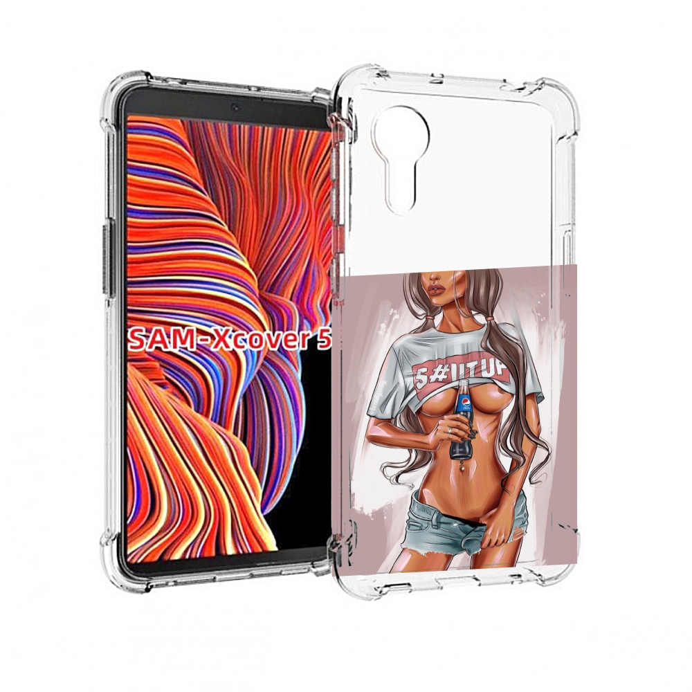

Чехол MyPads стройная-девушка-с-пепси женский для Samsung Galaxy Xcover 5, Прозрачный, Tocco