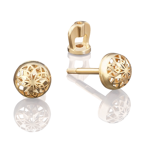 

Серьги из желтого золота PLATINA jewelry 02-3851-00-000-1130-65, 02-3851-00-000-1130-65