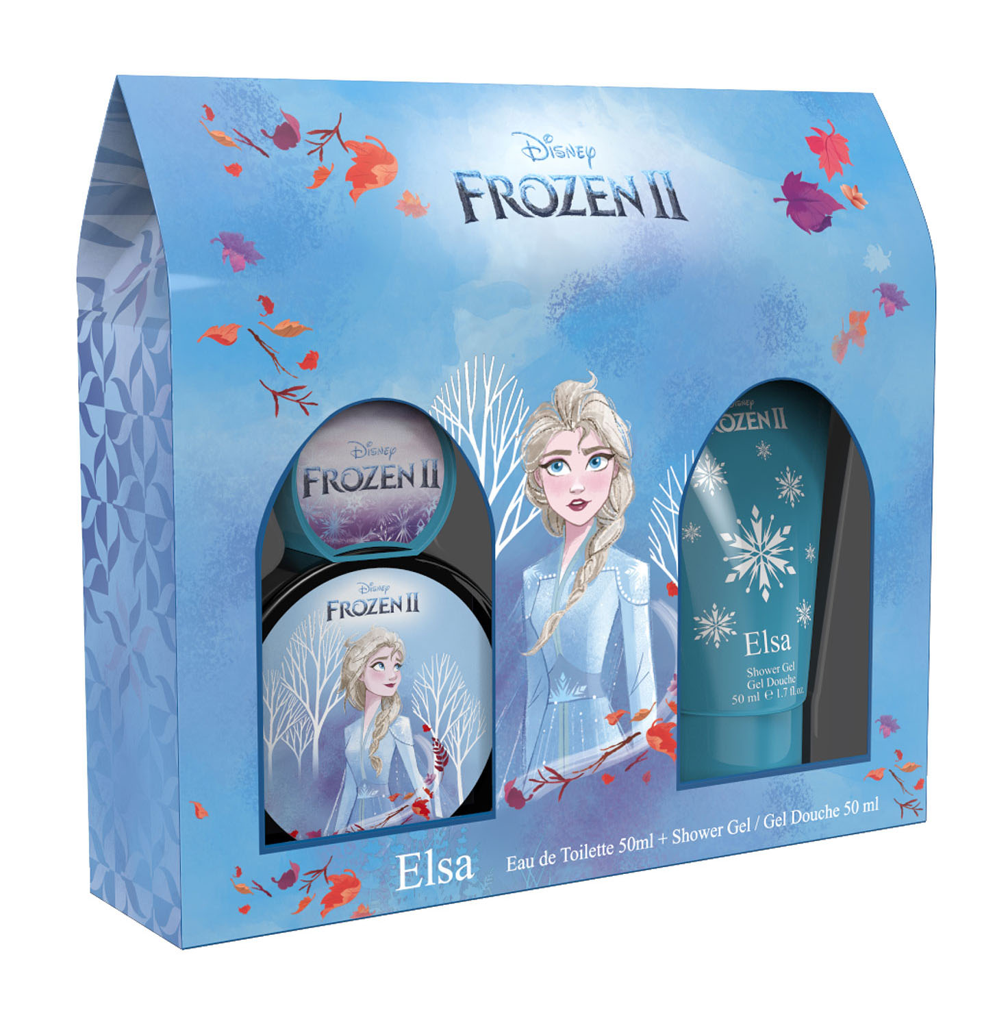 

Набор Disney Frozen 2 Elsa Туалетная вода 50 мл + Гель для душа 50 мл, Disney Frozen II Elza House Set