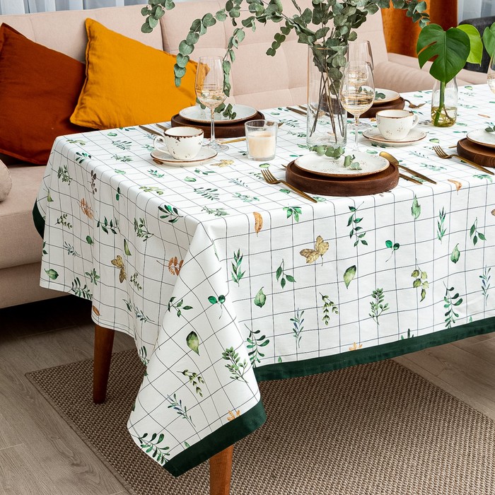 

Этель Скатерть Этель Flora 149х220 см, 100% хл, саржа 190 г/м2, Разноцветный