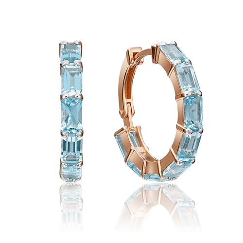 

Серьги из красного золота с топазом PLATINA jewelry 02-4490-00-201-1110-46, 02-4490-00-201-1110-46