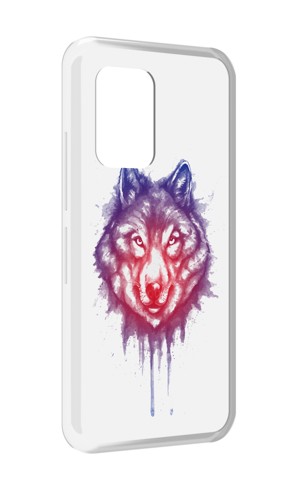 

Чехол MyPads пушистый волк для UMIDIGI Bison GT, Прозрачный, Tocco