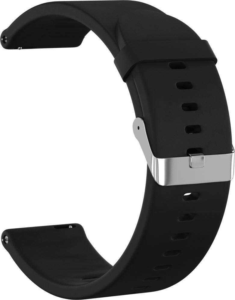 

Ремешок силиконовый GSMIN Blum 22 (Черный)