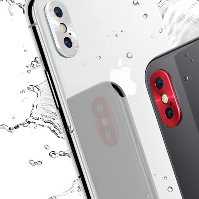 

Защитная накладка на камеру для iPhone X Max (Серебро)