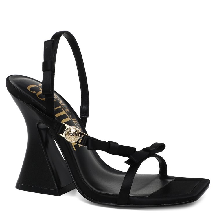 

Босоножки женские Versace Jeans Couture 74VA3S37 черные 35 EU, 74VA3S37