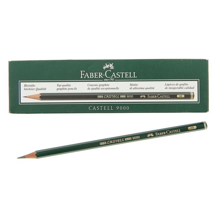 

Карандаш чeрнографитный Faber-Castel художественный профессиональные 2B, 9000