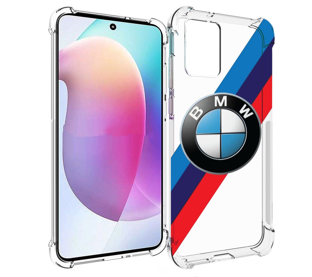 

Чехол MyPads Лого-BMW мужской для Motorola Edge 30 Neo, Прозрачный, Tocco