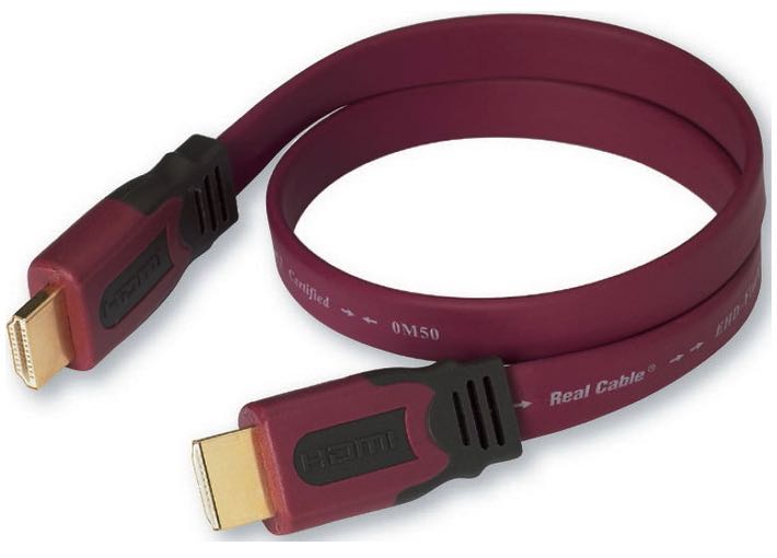 Кабель Real Cable HDMI - HDMI, 2м красный