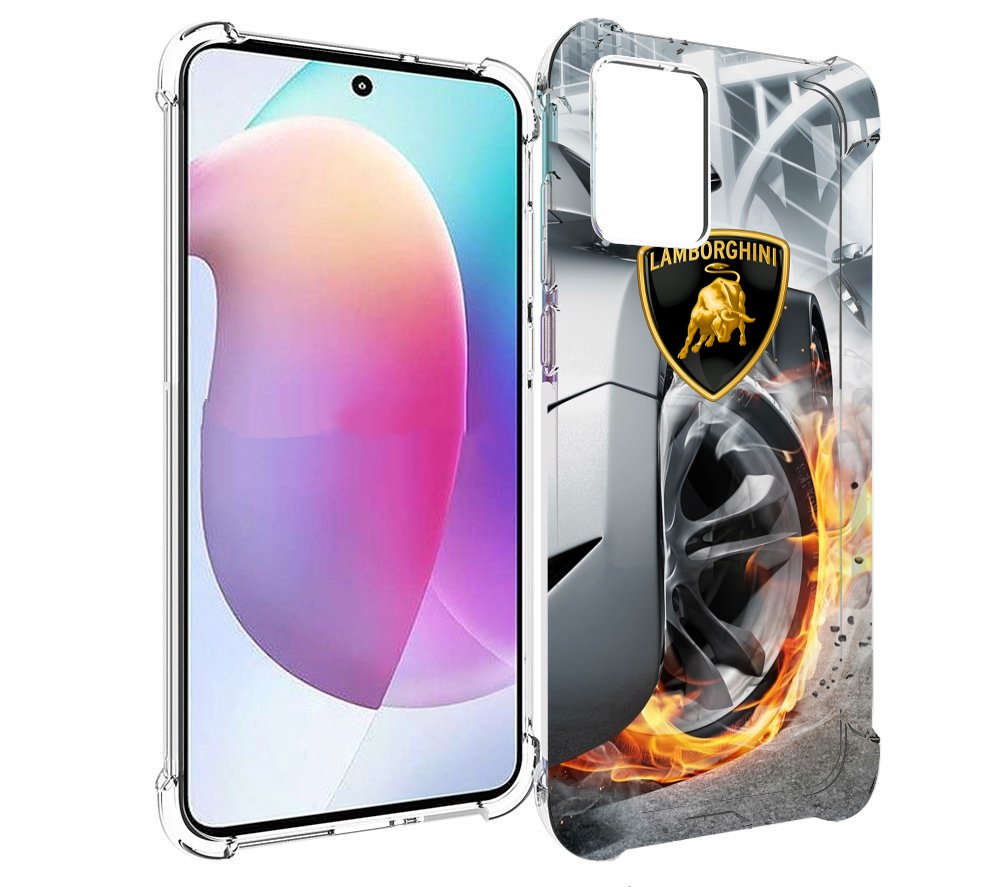 

Чехол MyPads Ламборгини мужской для Motorola Edge 30 Neo, Прозрачный, Tocco