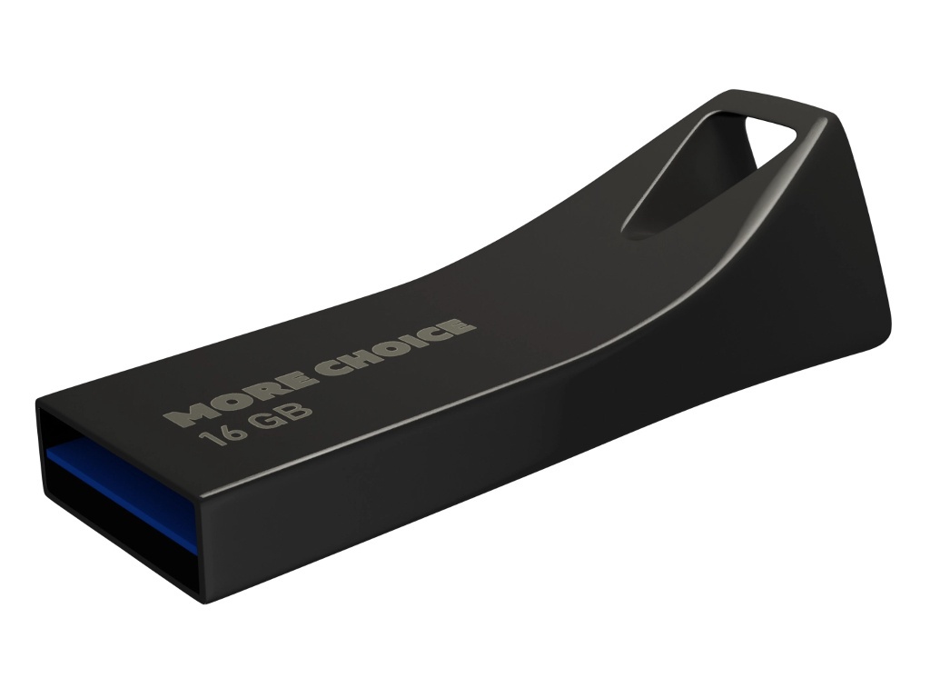 

Флэш диск 16Gb - More Choice MF162 Black 4610196401060, MF162