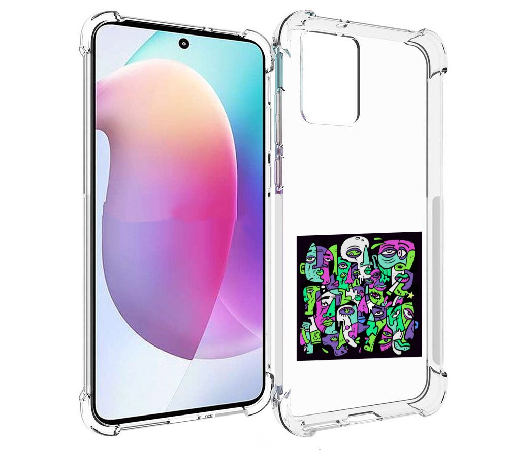 

Чехол MyPads Кривой эфир ATL для Motorola Edge 30 Neo, Прозрачный, Tocco