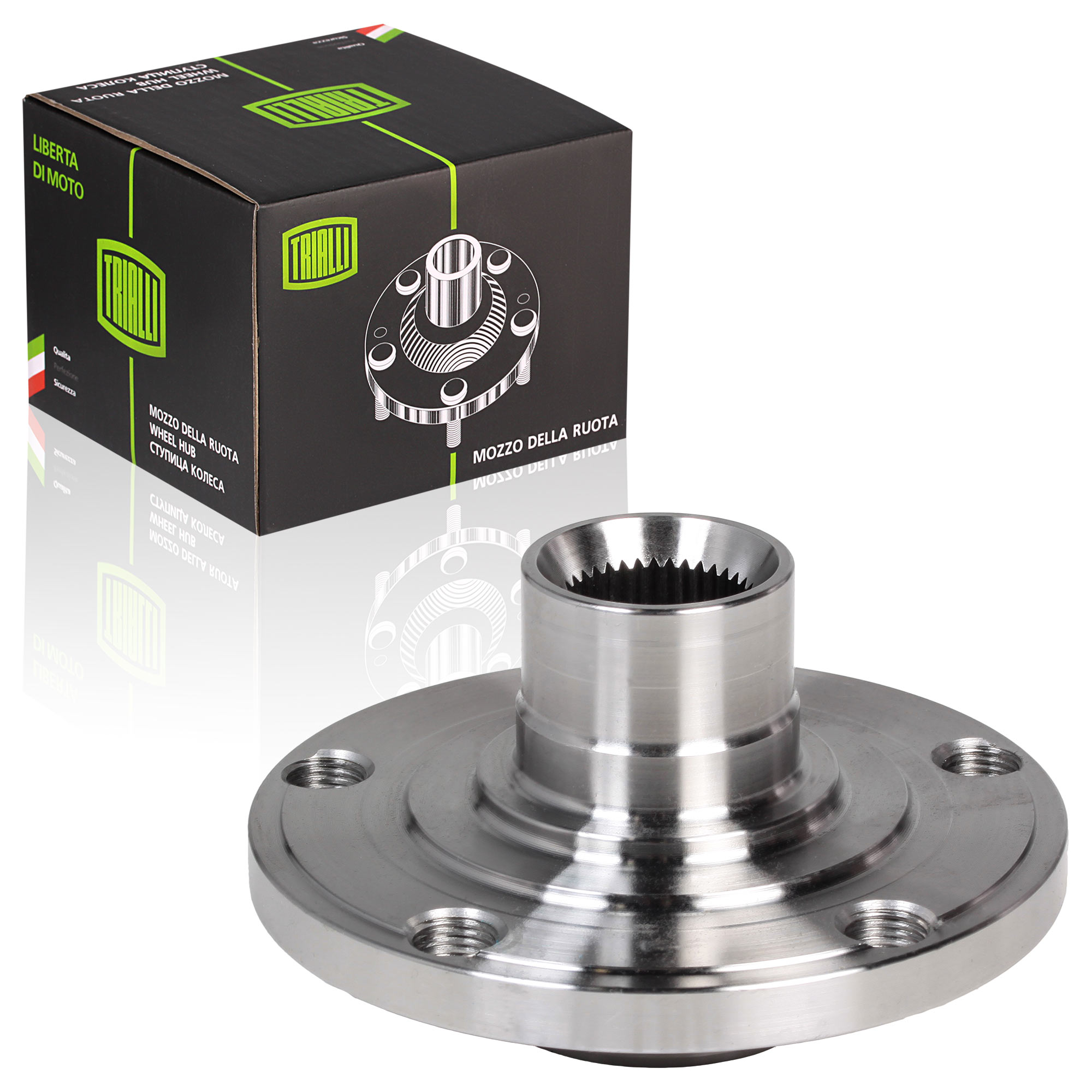 

Ступица передняя для VW Passat B5 (96-)/Audi A4 (94-)/A6 (97-) 38 шлиц. TRIALLI MR1802