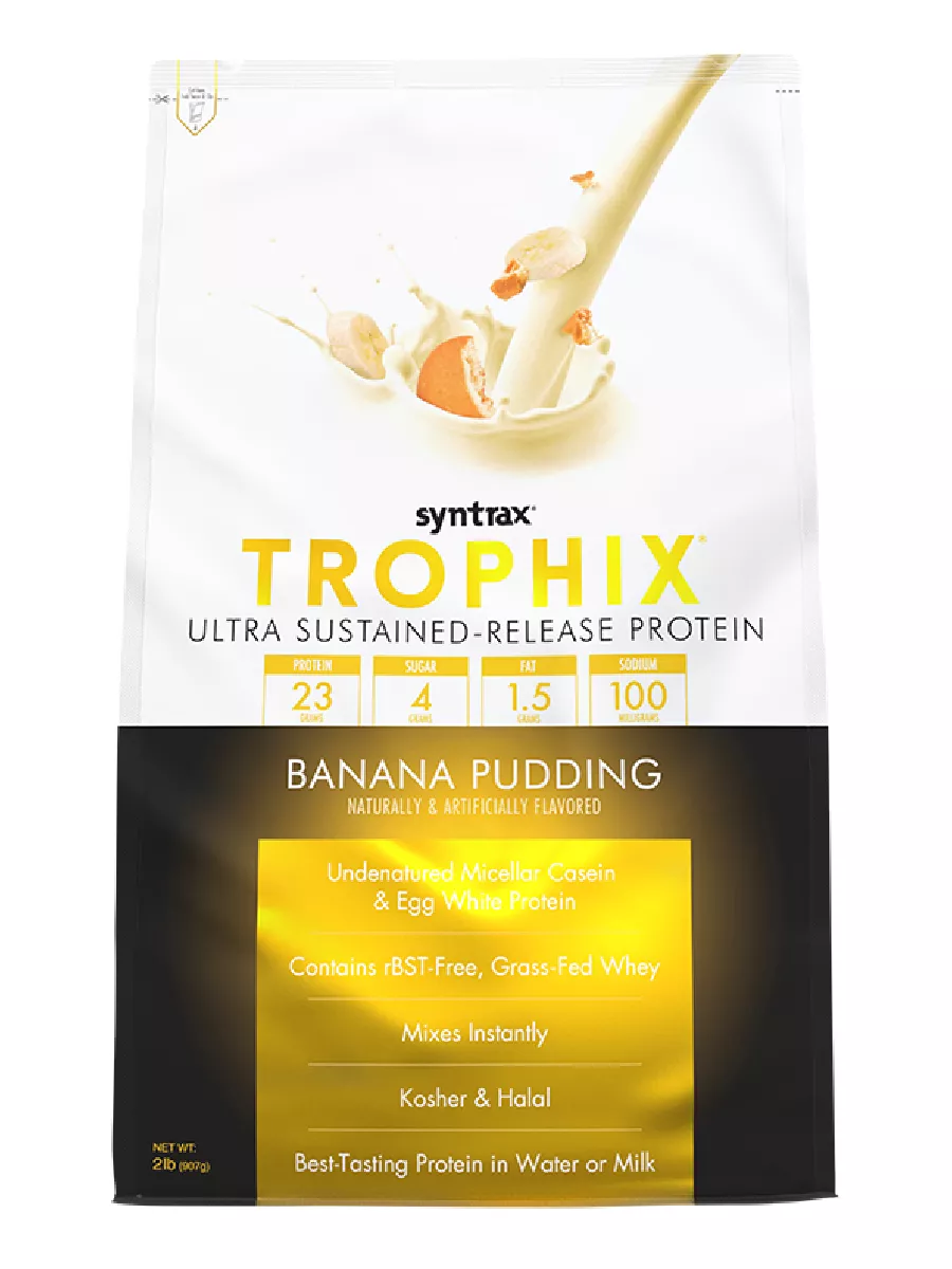 Протеин Syntrax Trophix Banana Pudding 907г Банановый пудинг 3399₽