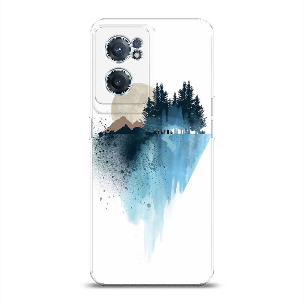 

Чехол Awog на OnePlus Nord CE 2 5G / ВанПлас Nord CE 2 5G "Горы 5", Голубой, 152650-4
