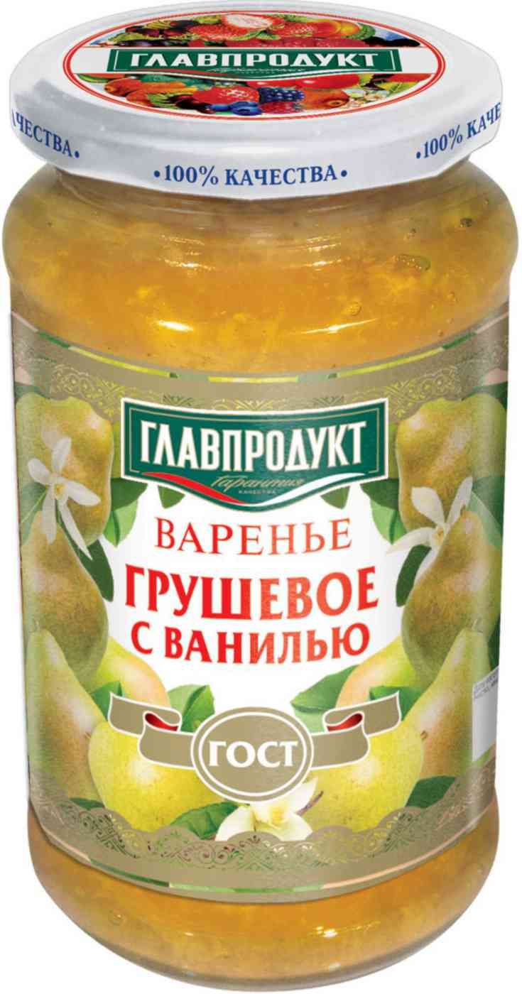 

Варенье Главпродукт груша-ваниль 550 г