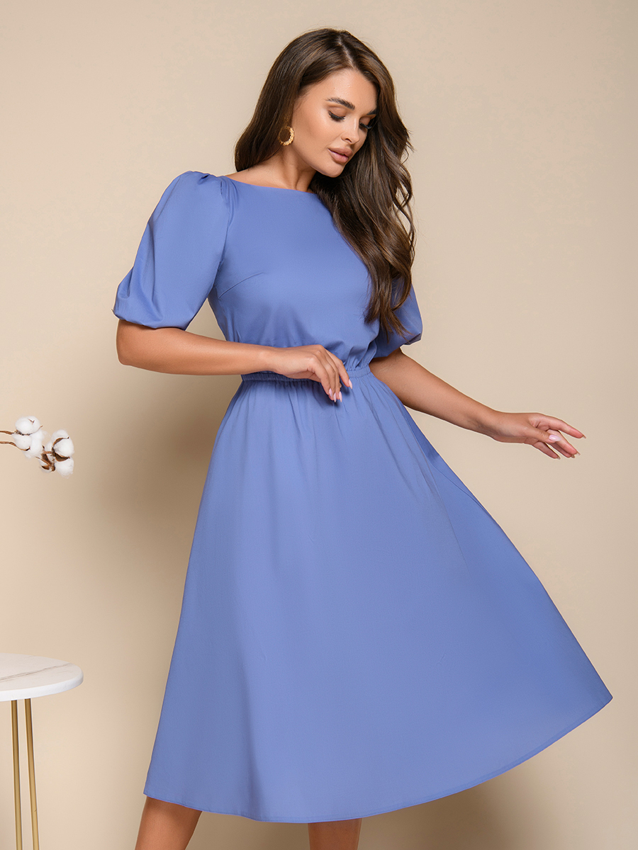 

Платье женское 1001dress 102696 фиолетовое 48 RU, Фиолетовый, 102696