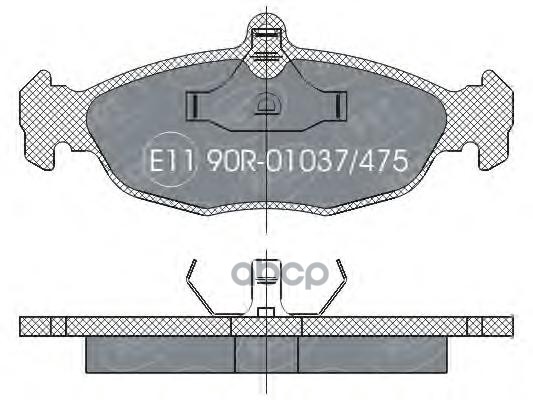 

Колодки Торм. Пер. Sct Sp-252 Кт Chevrolet Lanos1.3 (Д4) SCT SP252
