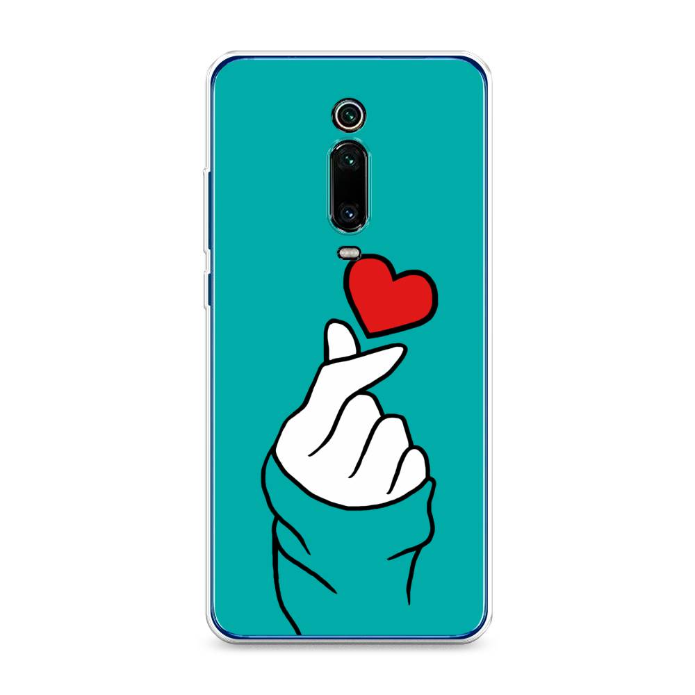 фото Силиконовый чехол "маленькое сердечко" на xiaomi mi 9t pro awog