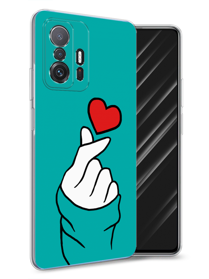 

Чехол Awog на Xiaomi Mi 11T/11T Pro "Маленькое сердечко", Разноцветный, 313750-7