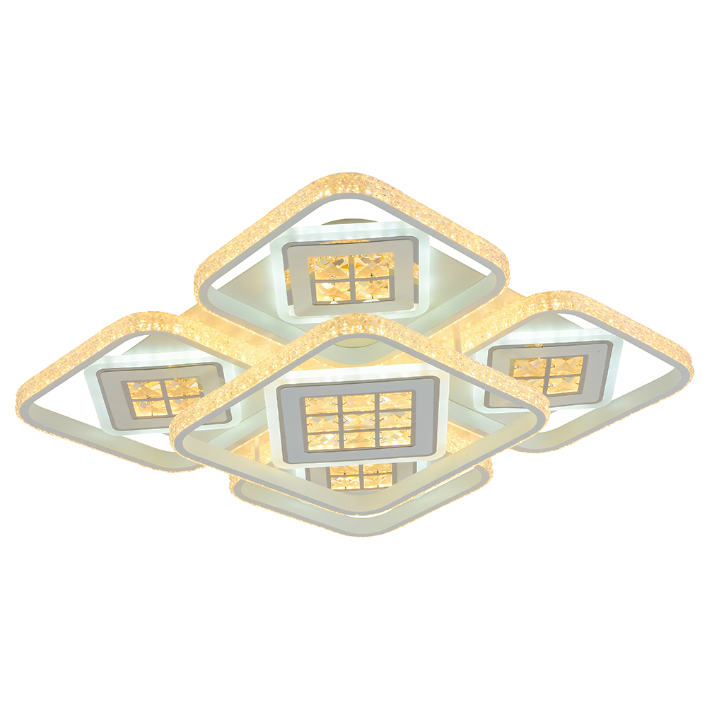 фото Светодиодная люстра 8051/4+1 wht b 296w profit light