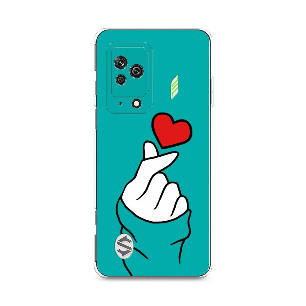 

Чехол Awog на Xiaomi Black Shark 5 "Маленькое сердечко", Разноцветный, 314050-7