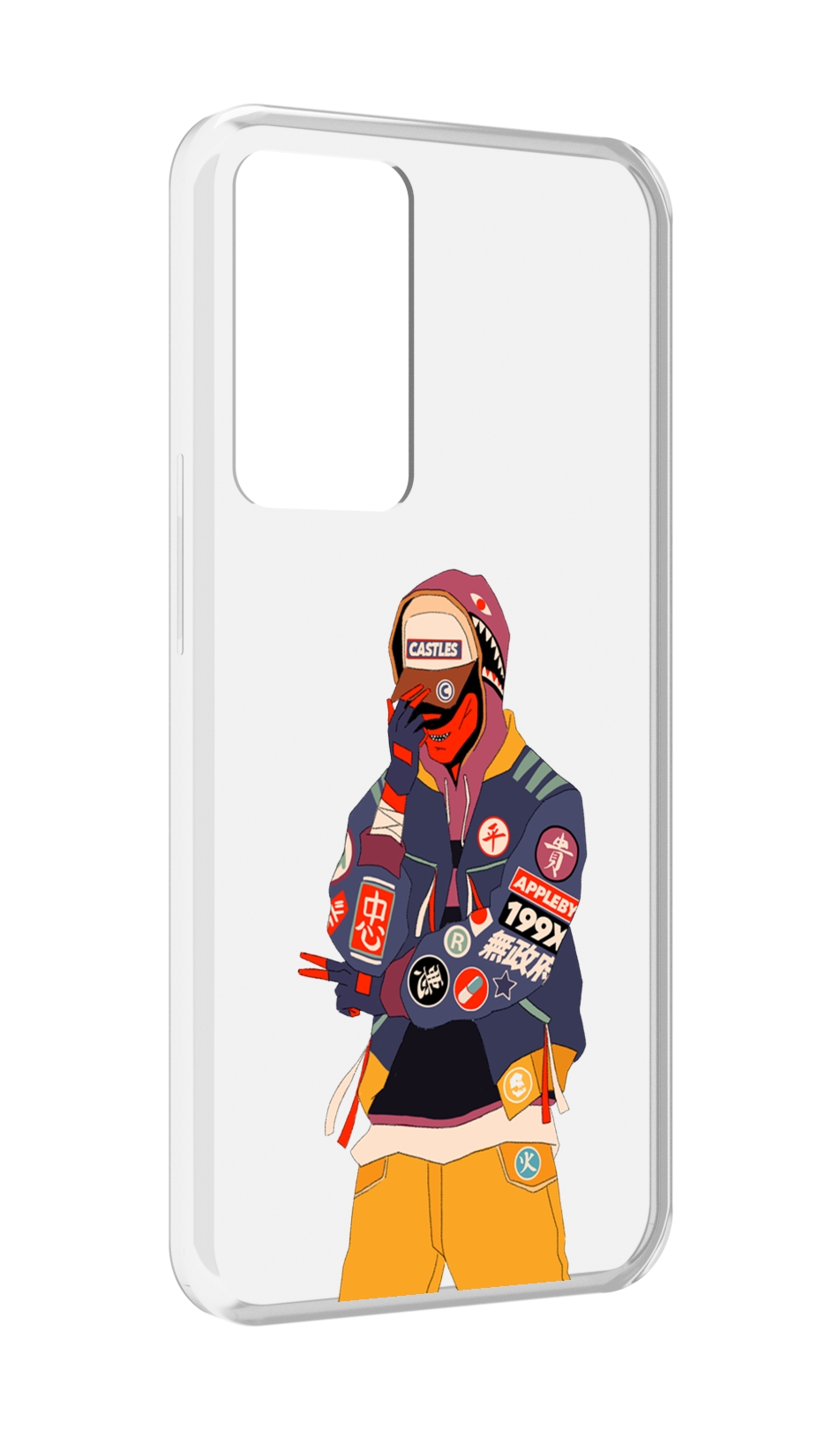 

Чехол MyPads модник для OPPO Reno 8 Lite, Прозрачный, Tocco