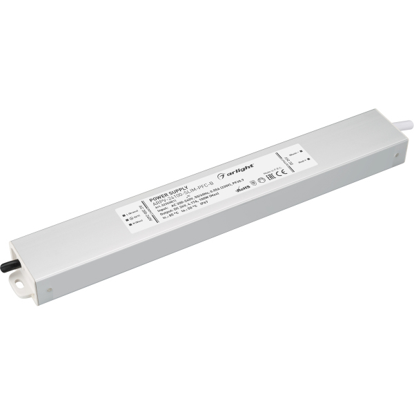 фото Блок питания arpv-24100-slim-pfc-b (24v, 4.2a, 100w) (arl, ip67 металл) arlight