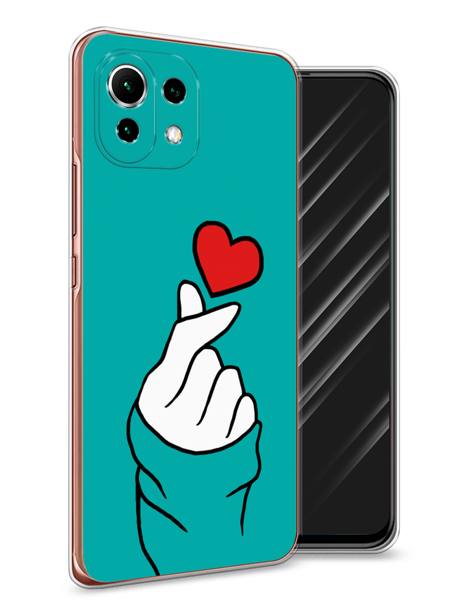 

Чехол Awog на Xiaomi Mi 11 Lite/5G NE "Маленькое сердечко", Разноцветный, 311750-7