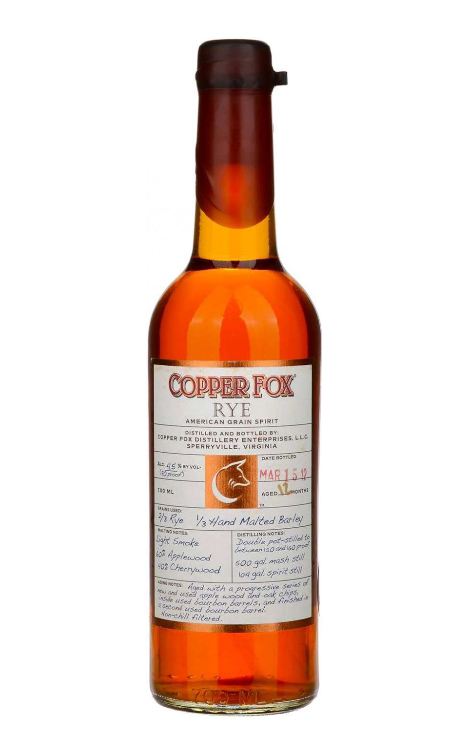 

Виски Copper Fox Rye, 0.7 л