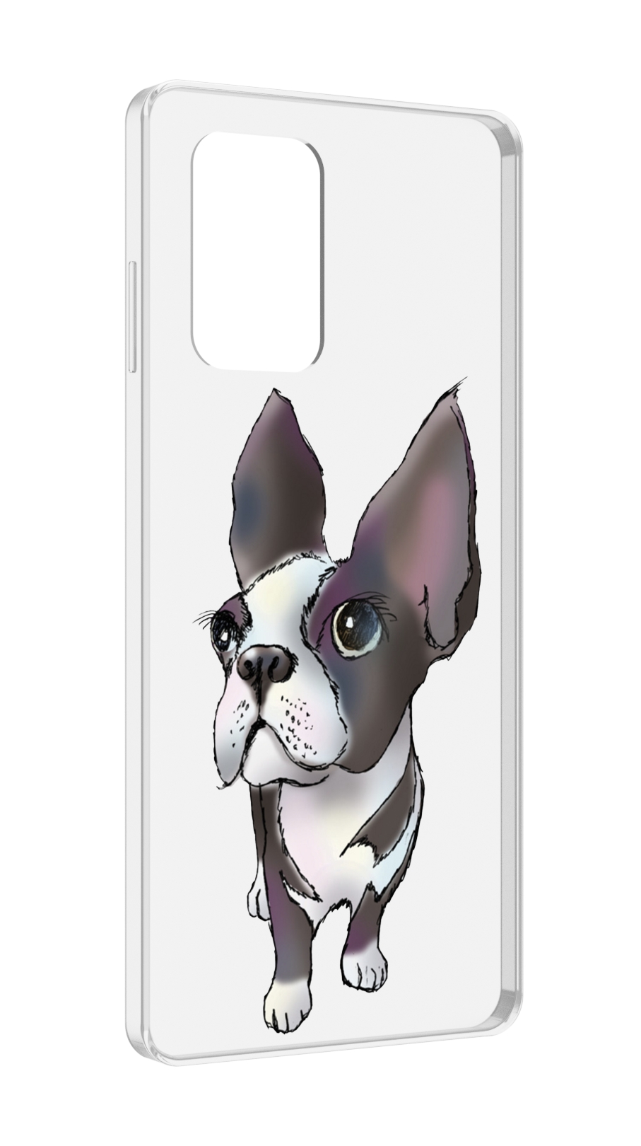 

Чехол MyPads Бульдожка для ZTE Blade A72 / ZTE Blade V40 Vita, Прозрачный, Tocco