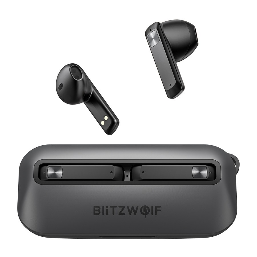 фото Беспроводные наушники blitzwolf bw-fpe1 enc tws bluetooth v5.0 headset black