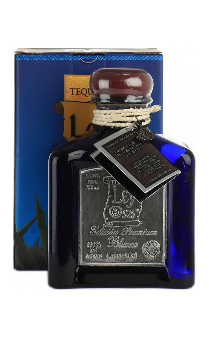 

Текила Ley 925 Blanco 0,75 л, Серебряная